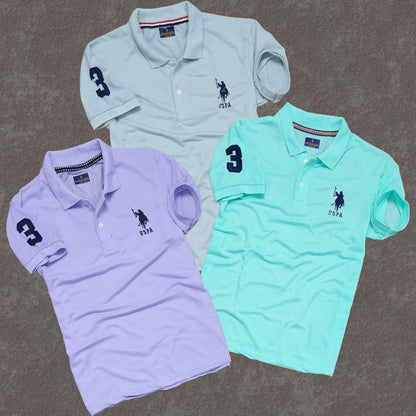 OS Polo Matty Tshirts For Men (Pack Of 3) PRODUCT CODE(OS0008472)