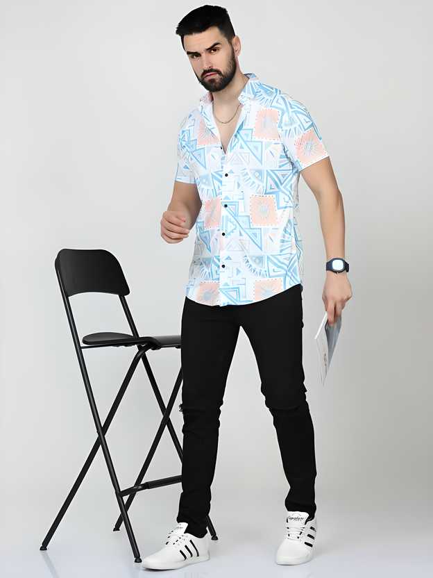 OS Men's Printed Rayon Half Sleeves Shirt PRODUCT CODE (OS0005591)