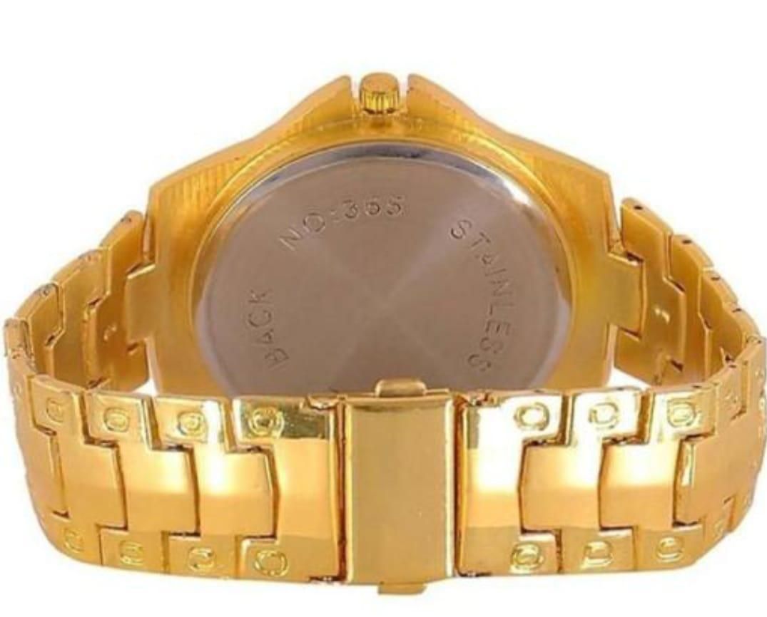 OS Men's Golden Stainless Steel Watches PRODUCT CODE (OS0008301)