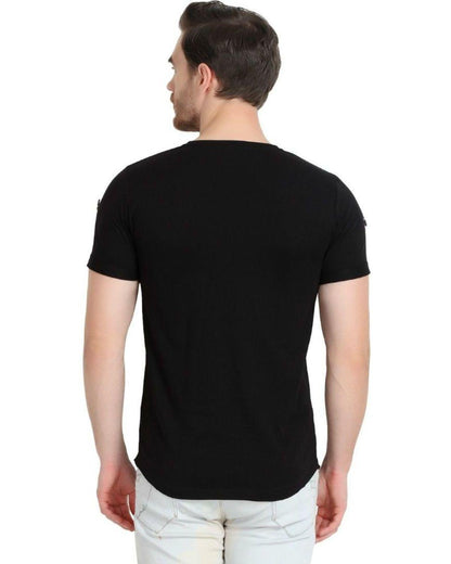 OS Cotton Blend Solid Half Sleeves Stylish Neck Mens T-Shirt Pack Of 3 PRODUCT CODE (OS0005557)