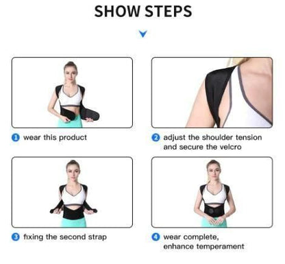 OS Adjustable Back Posture Corrector/ Slouching Relieve Pain Belt Women Men PRODUCT CODE(OS0006028)