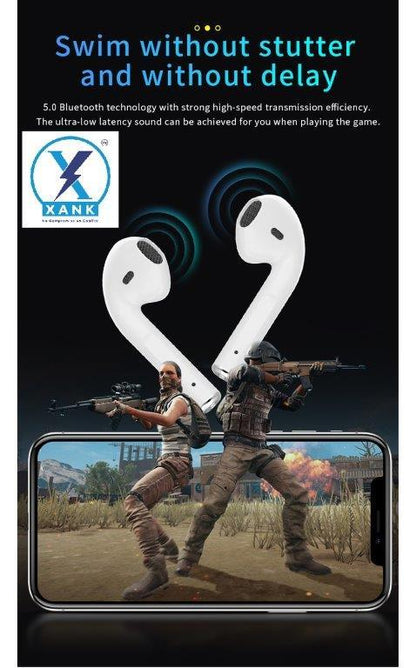 XANK i12 Earbuds with Charging Case Support All Smartphones & Tablets (White) PRODUCT CODE(OS0008511)