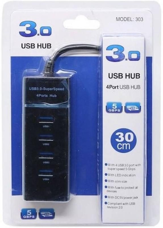 Auto Ryde 3.0 USB SUPER SPEED USB HUB PRODUCT CODE(OS0008515)