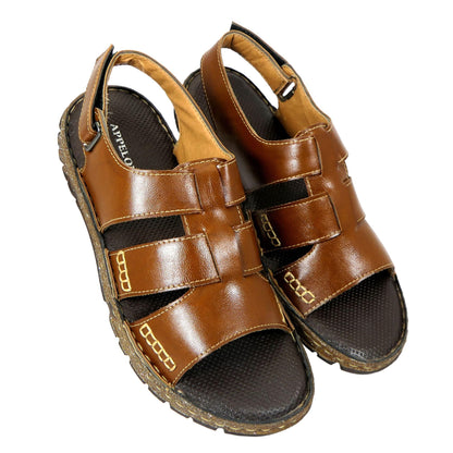 OS AM PM Men's Daily wear Leather Sandals PRODUCT CODE (OS0007016)