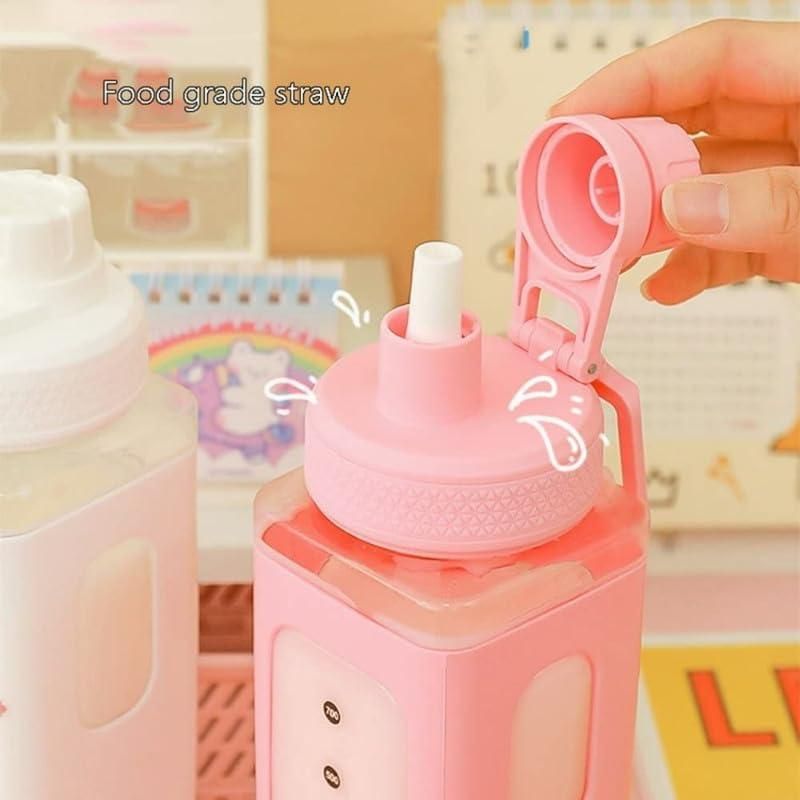 OS Water Bottle With Straw PRODUCT CODE (OS0004676)