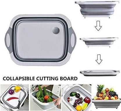 OS Folding Cutting Board with Basket PRODUCT CODE (OS0004643)