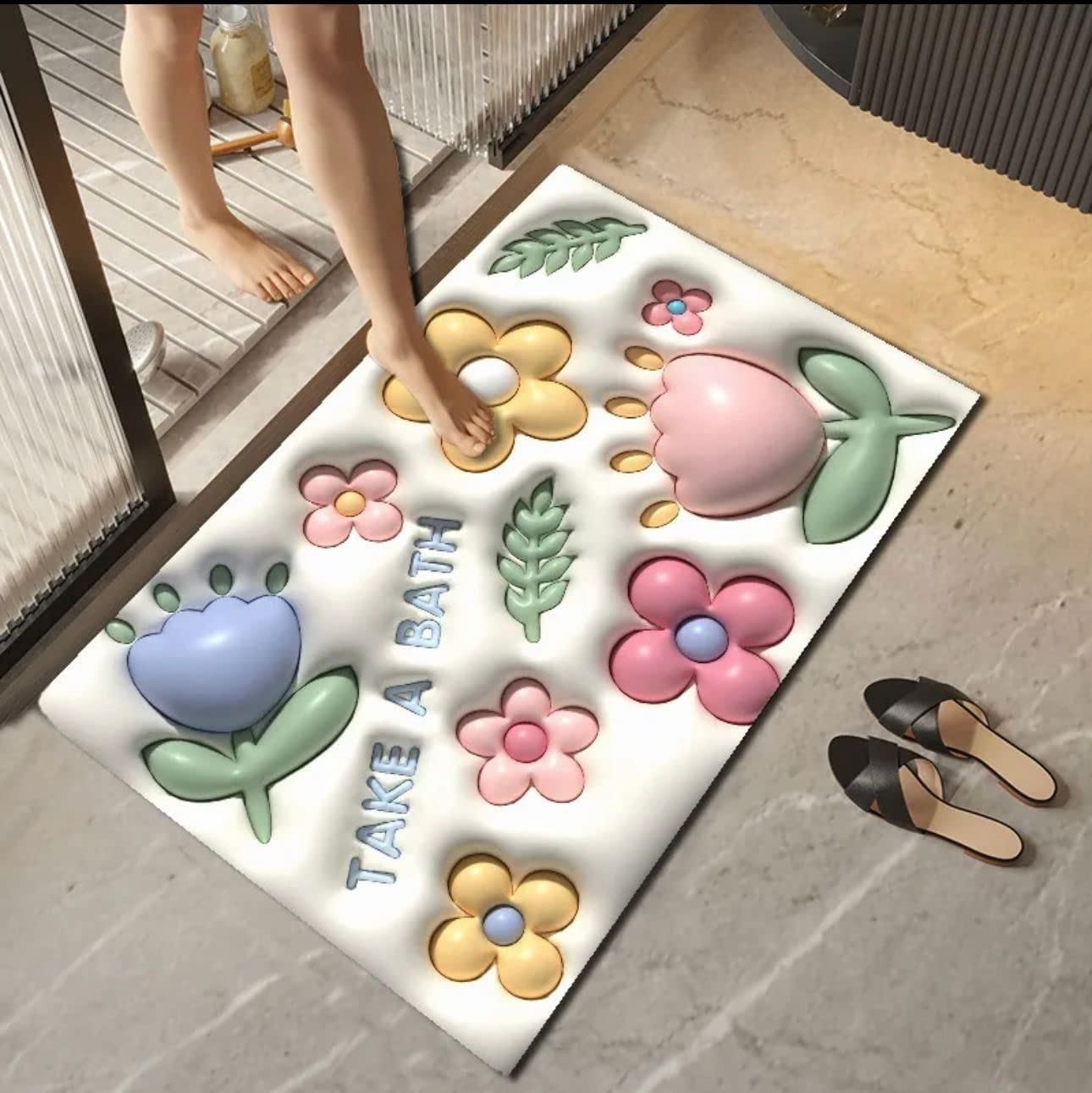 OS 3D Visual Cute Non Slip Quick Drying Bath Mat PRODUCT CODE (OS0004677)