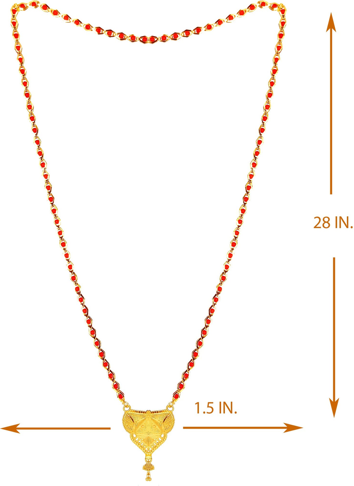 Pretty Gold Plated Mangalsutra PRODUCT CODE (OS0006743)