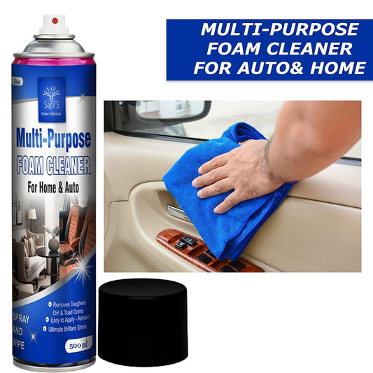 OS Multi-Purpose Car Interior Foaming Foam Cleaner for Home and Auto Seats, Dashboard Leather Vinyl Rubber,Doors, PU/Leather 500 ML PRODUCT CODE (OS00012014)