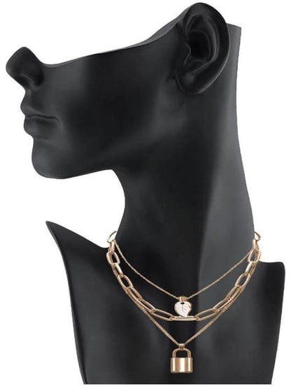 Gold Plated Stylish Necklace PRODUCT CODE (OS0006789)