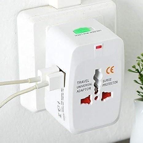 OS Worldwide Travel Adapter with Built in Dual USB Charger Ports PRODUCT CODE(OS0008436)