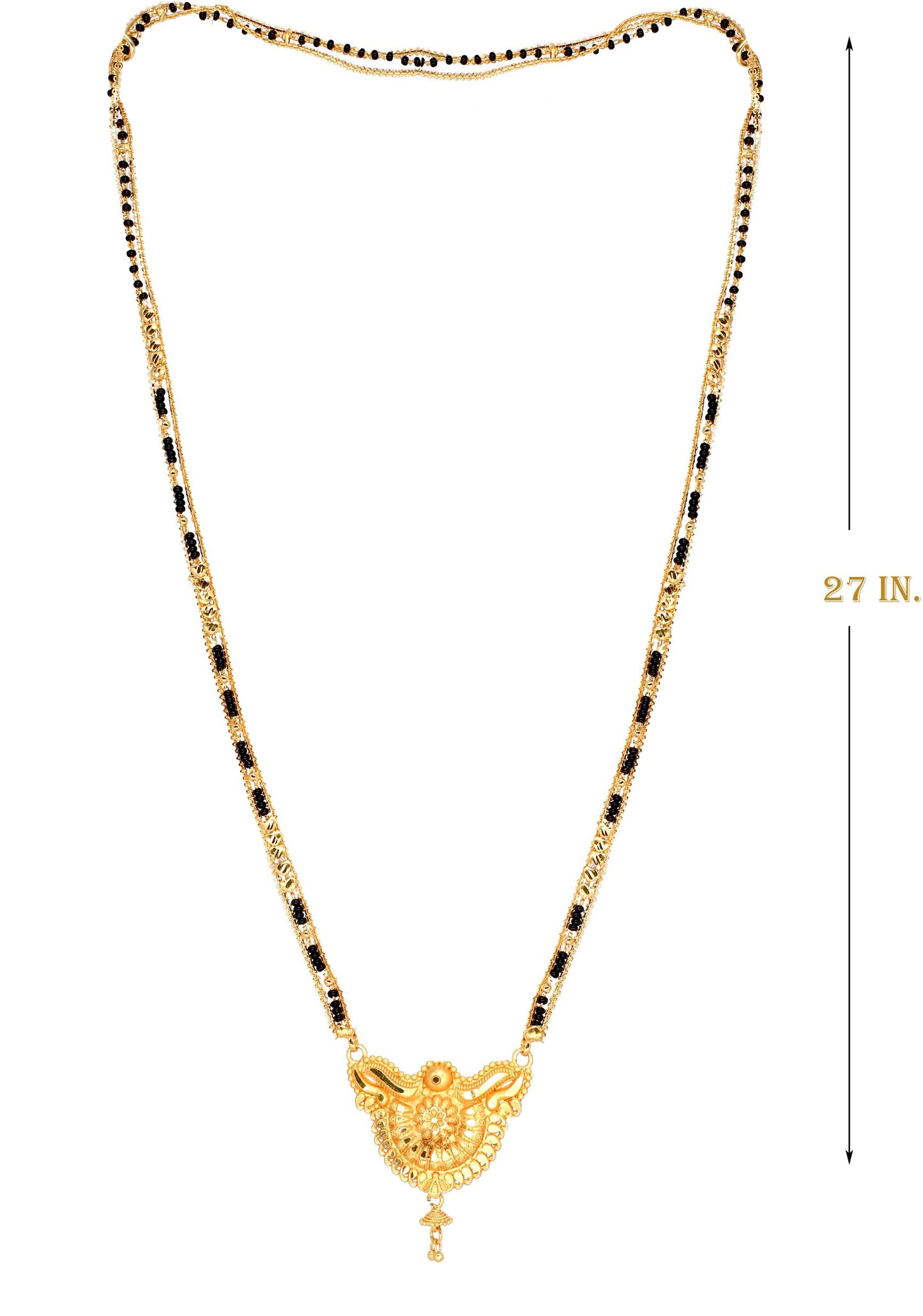 Pretty Gold Plated Mangalsutra PRODUCT CODE (OS0006872)