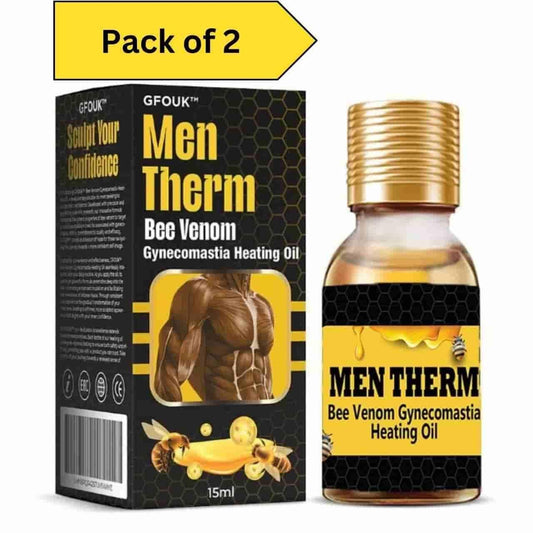 OS Bee venom Gynecomastia Heating Oil 15 ml (Pack of 2)PRODUCT CODE(OS0006289)