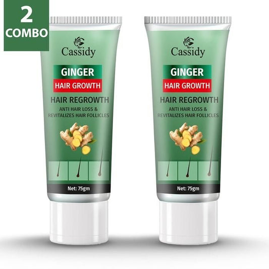 CASSIDY Ginger Hair Growth, Anti Hair Loss Treatment, 75gm (Pack of 2) PRODUCT CODE(OS0008539)