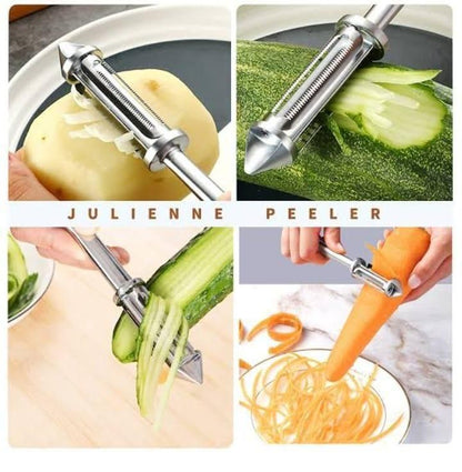 OS Multifunctional Stainless-Steel Peeler Pack of 2 PRODUCT CODE (OS0004705)