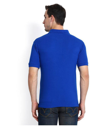 OS Cotton Blend Solid Half Sleeves Polo T-Shirt PRODUCT CODE(OS0008455)