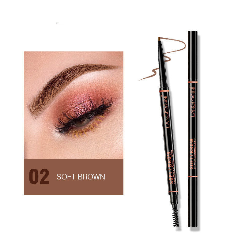 Double-head Rotating Automatic Eyebrow Pencil