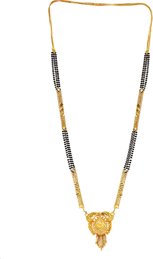 Elegant Gold Plated Mangalsutra PRODUCT CODE (OS0006834)