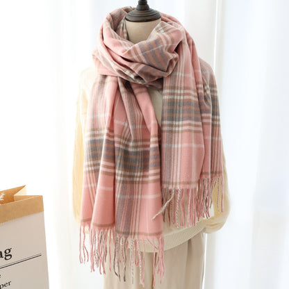 Fashion Women's Versatile Thick Warm Long Shawl Scarf