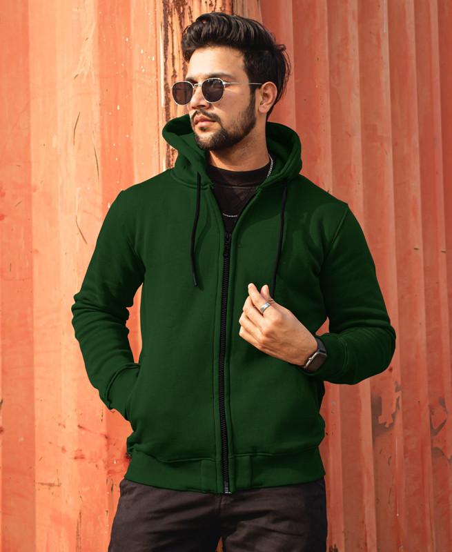 Zipper Hooded Sweatshirt By Lazychunks PRODUCT CODE (GMG0005134)