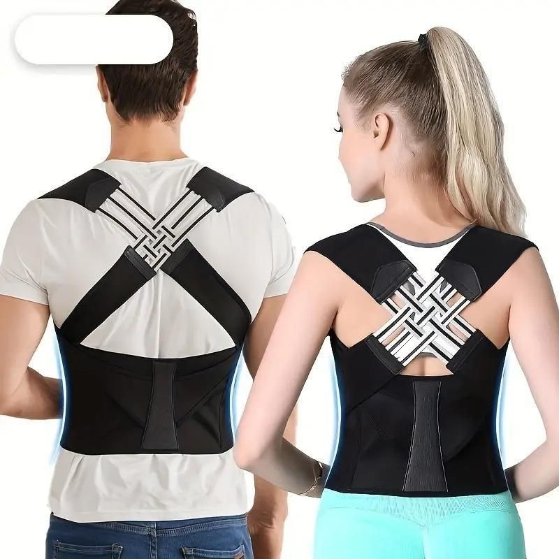 OS Adjustable Back Posture Corrector/ Slouching Relieve Pain Belt Women Men PRODUCT CODE(OS0006028)