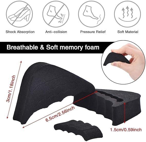 OS Front Insoles Heel Grips Liner Insert Women High Half Fore foot Toe Plug Cushion Pain Relief Protector Big Shoes PRODUCT CODE (OS0002020)