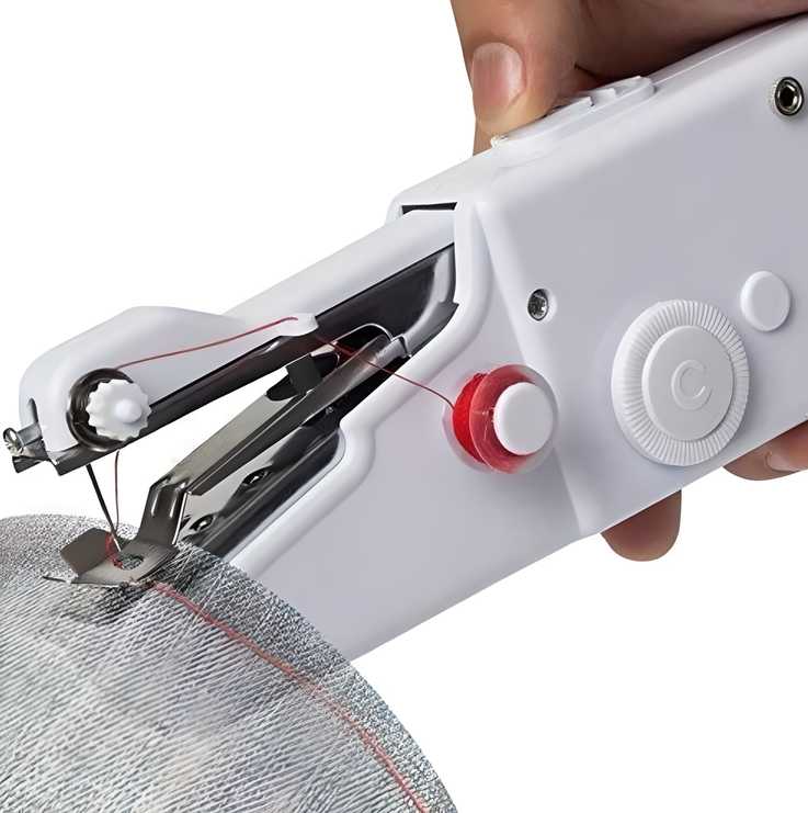 OS Stitch Handheld Cordless Portable White Sewing Machine PRODUCT CODE (OS0004790)