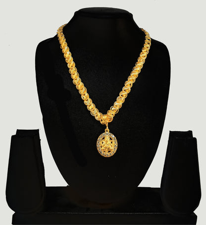 Luxurious Men's Gold Plated Pendant With Chain Vol 4 PRODUCT CODE (OS0006790)