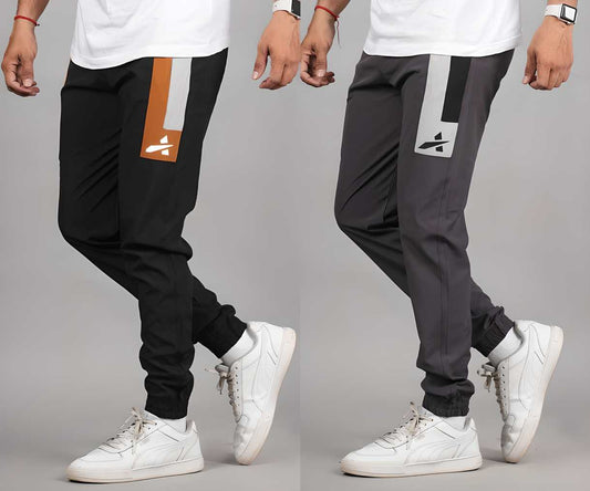 OS Men's Lycra Contrast Panel Jogger Combo PRODUCT CODE (OS0005586)