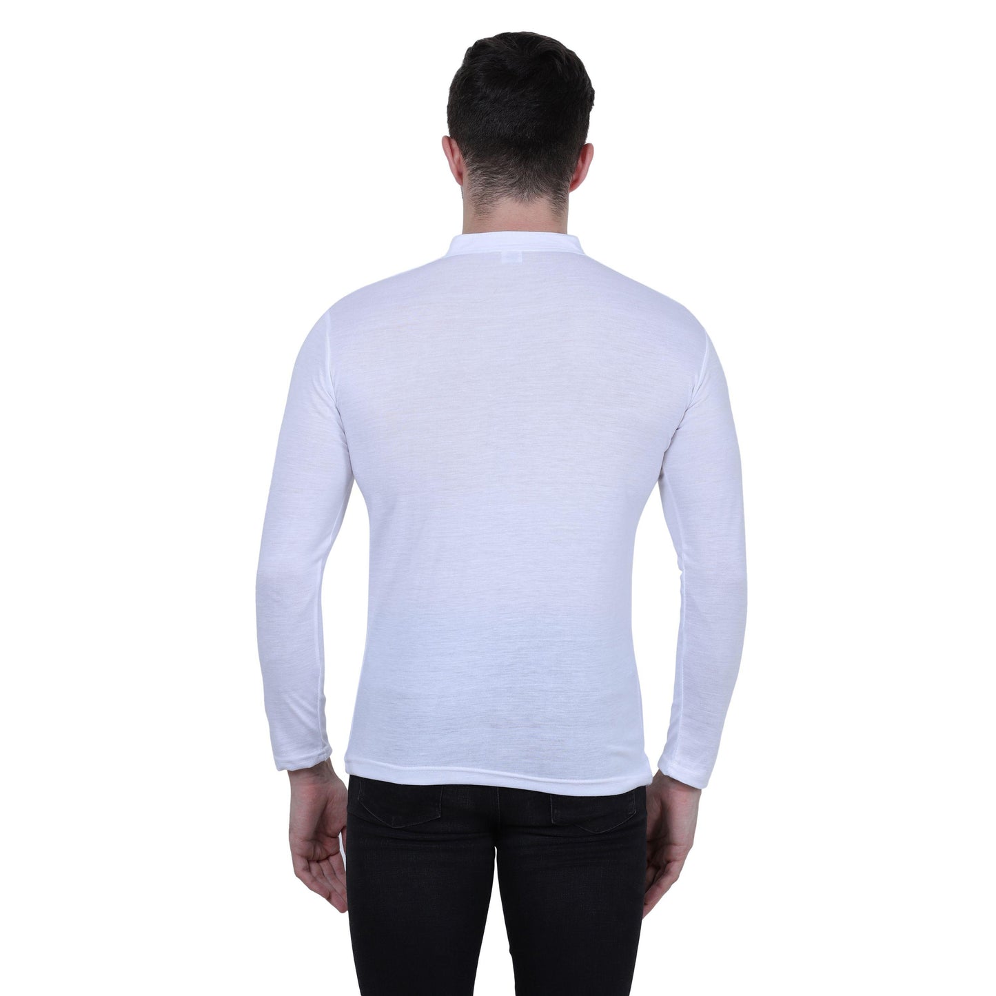 OS Cotton Blend Solid Full Sleeves T-Shirt PRODUCT CODE (OS0005524)