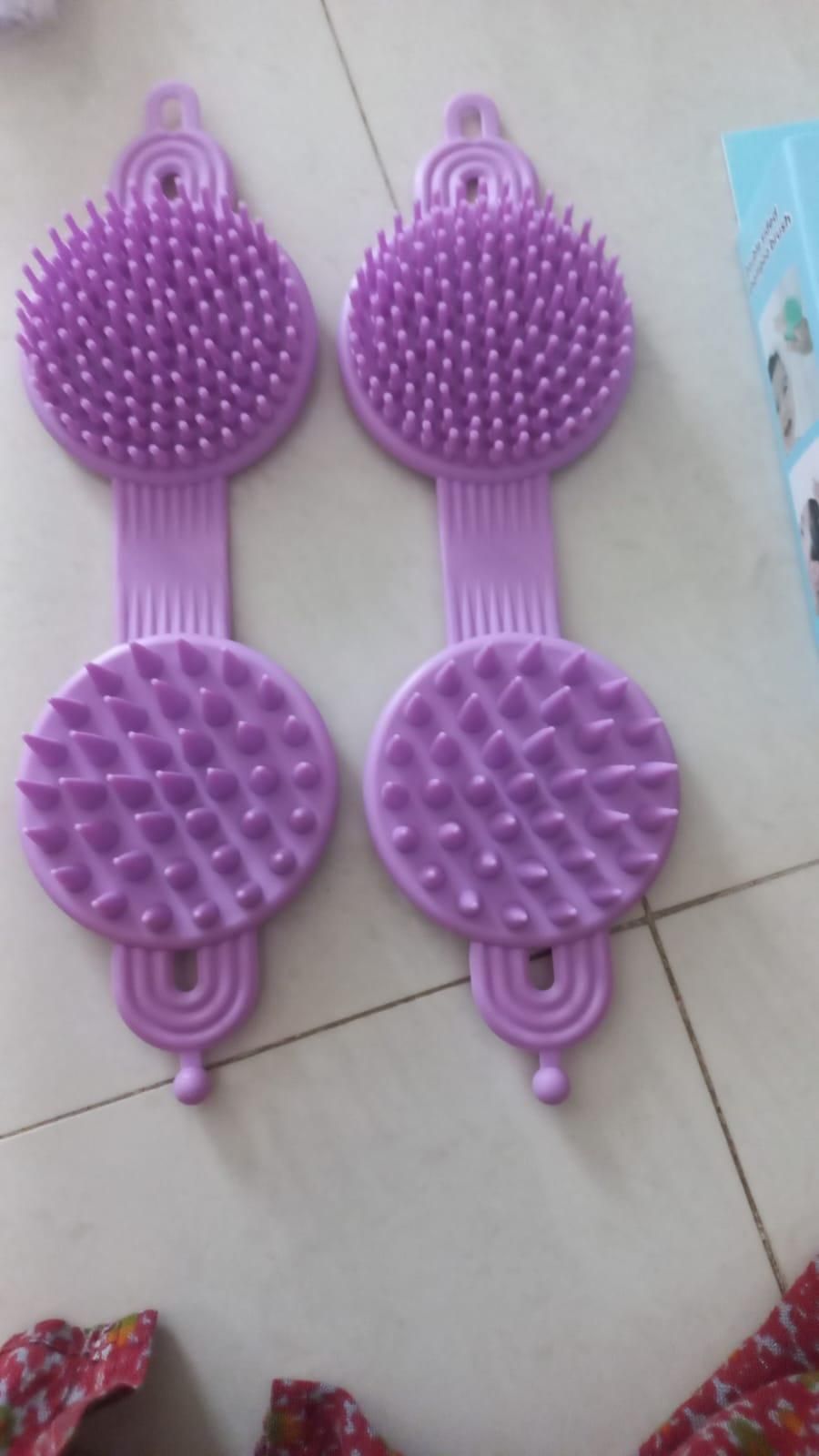 OS 2 in 1 Bath and Shampoo Brush (Pack of 2) PRODUCT CODE (OS0004821)