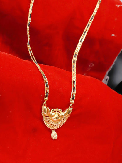 Pretty Gold Plated Mangalsutra PRODUCT CODE (OS0006820)