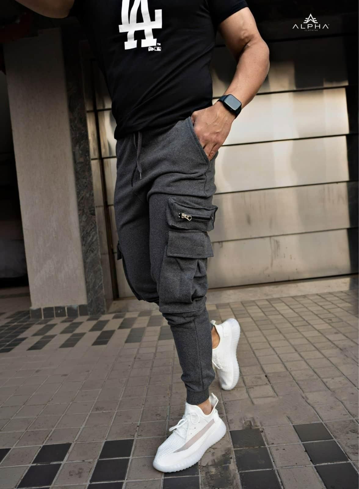 OS Men's Cotton Stretchable Jogger Combo of 2 PRODUCT CODE (OS0005545)