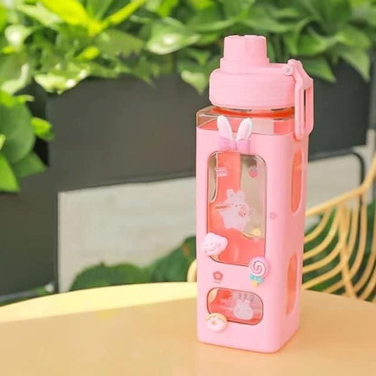 OS Water Bottle With Straw PRODUCT CODE (OS0004676)