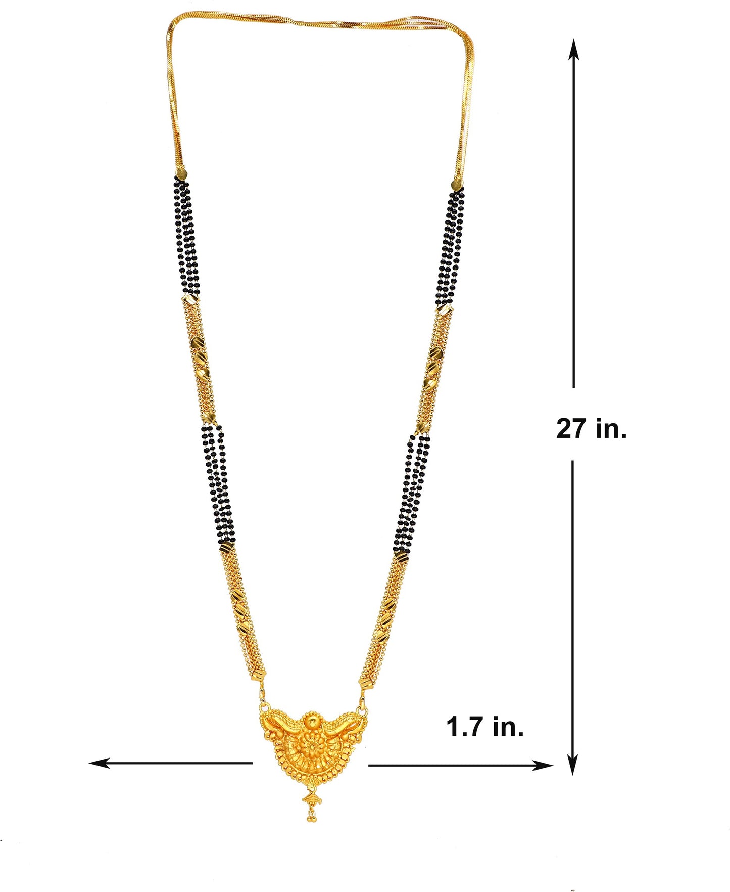 Beautiful Gold Plated Mangalsutra PRODUCT CODE (OS0006859)