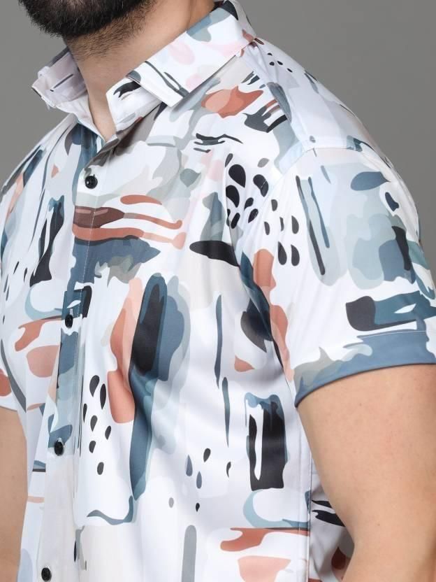 OS Men's Printed Rayon Half Sleeves Shirt PRODUCT CODE (OS0005592)