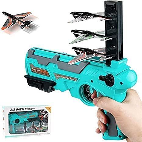 OS Airplane Launcher Toy Gun with Foam Glider PRODUCT CODE (OS0001127)