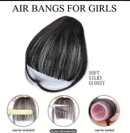 OS Natural-Looking Black Clip In Bangs PRODUCT CODE (OS0007042)