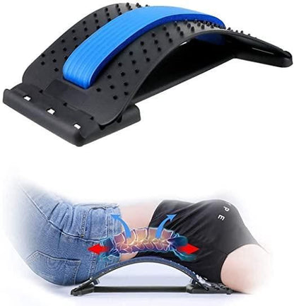 OS Multi-Level Back Stretcher Posture Corrector Device for Back Pain Relief with Back Support Mate Magic Back Stretching Massage (Blue)PRODUCT CODE (OS0002043)