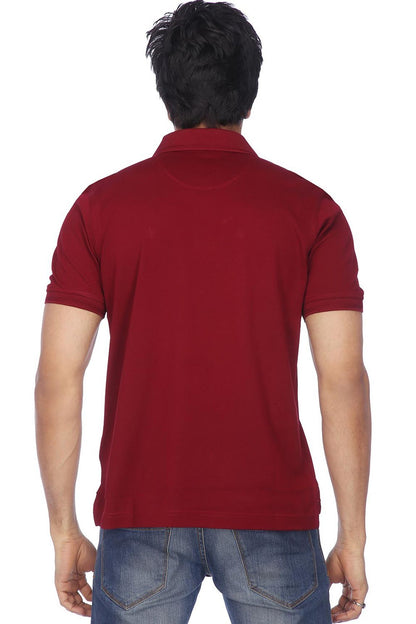 OS Poly Cotton Solid Half Sleeves Mens Polo T-shirt (Pack of 3) PRODUCT CODE (OS0005552)