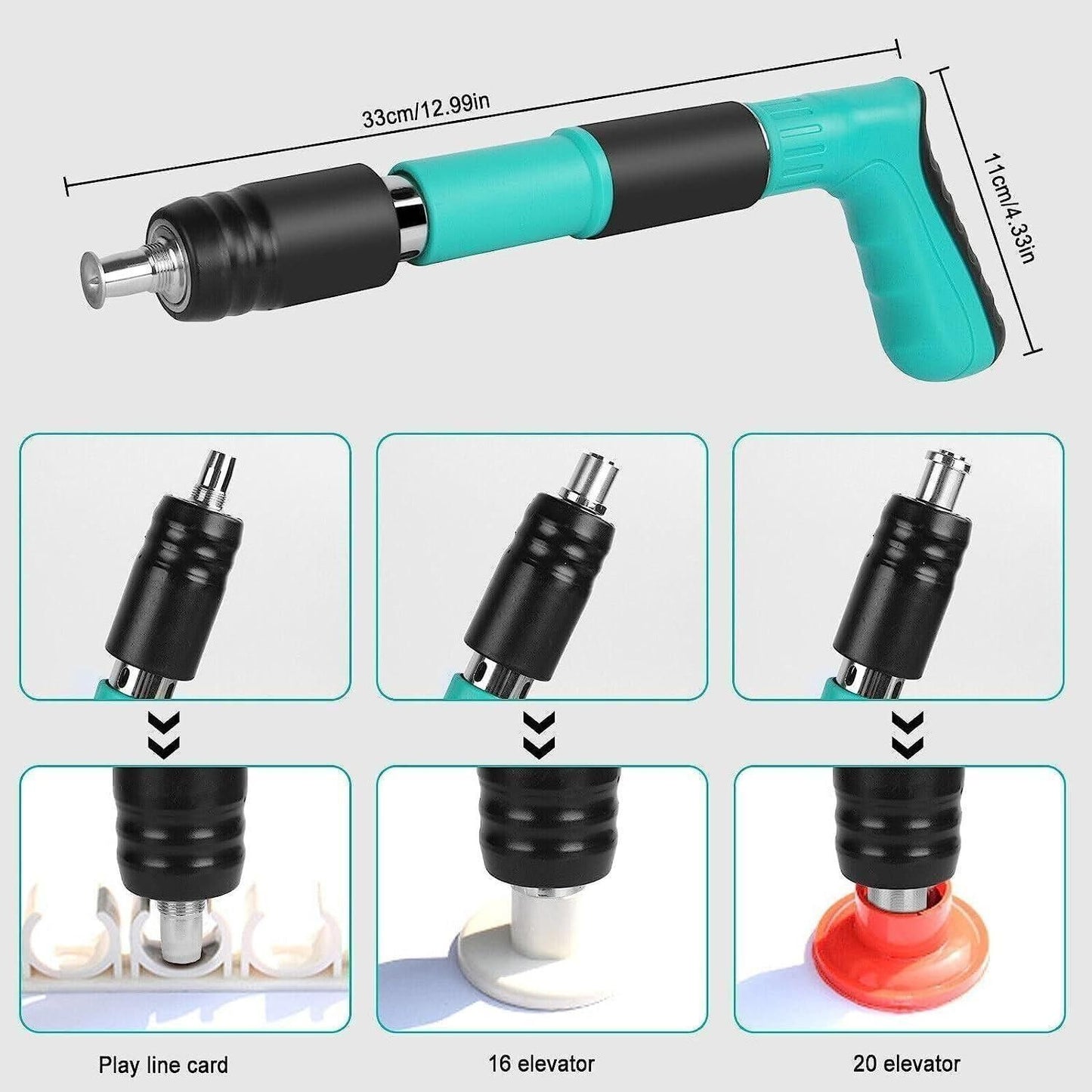 OS 4 Speed Adjustable Manual Steel Concrete Nail Gun Tool PRODUCT CODE (OS0004571)