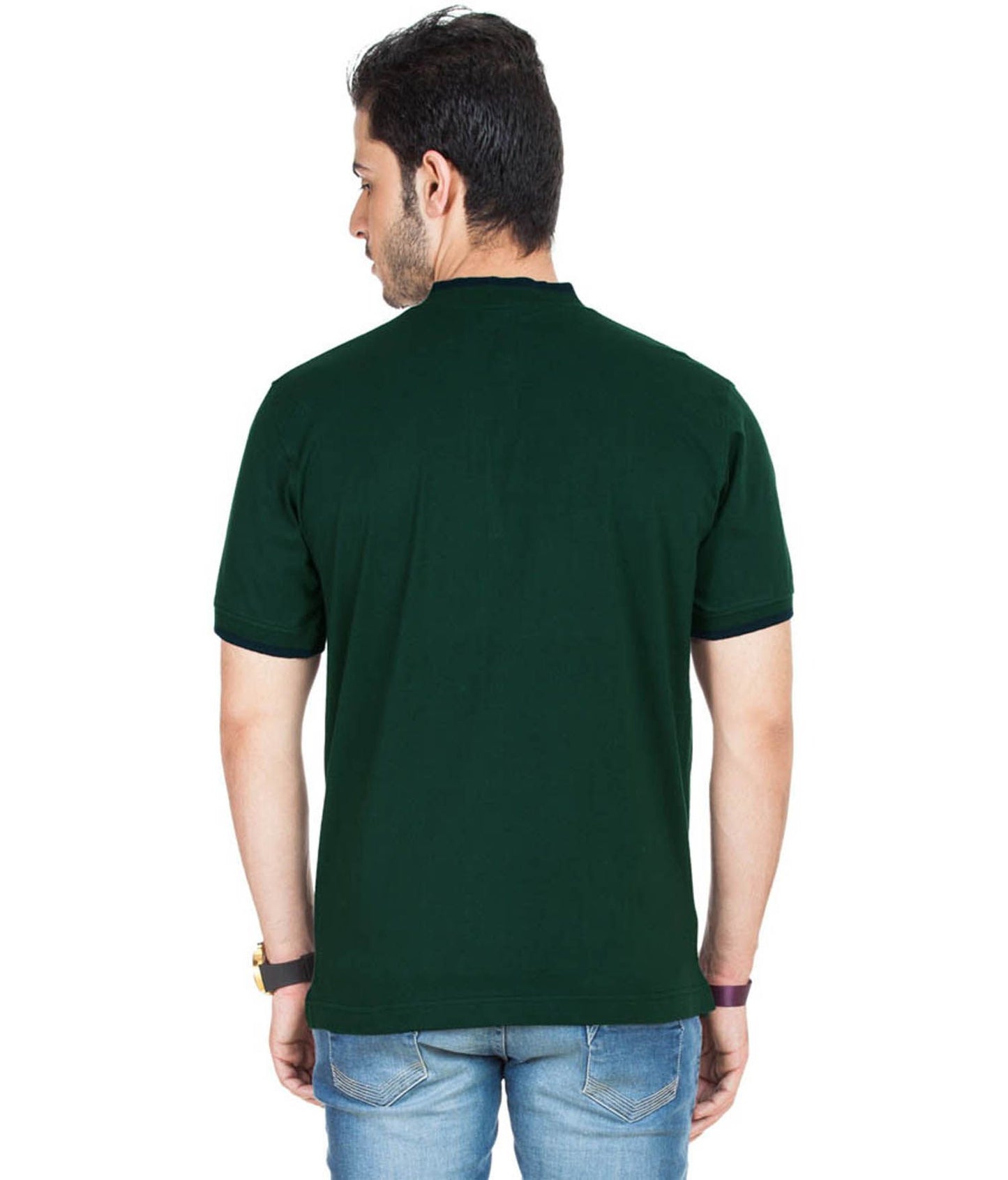 OS Poly Cotton Solid Half Sleeves Mens Polo T-shirt (Pack of 3) PRODUCT CODE (OS0005547)