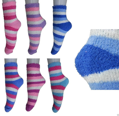 OS Soft & Cozy Ladies Women Girls Fuzzy Socks Winter Warm Feather Socks PRODUCT CODE (OS0010068)