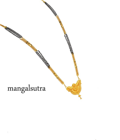 Beautiful Gold Plated Mangalsutra PRODUCT CODE (OS0006859)