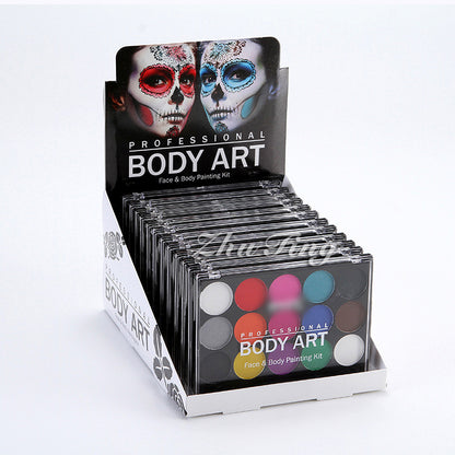 15 Color Body Painting Pigment Face