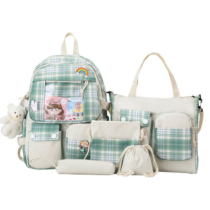 Ziday Backpack Literary Middle School Students Junior High  Primary