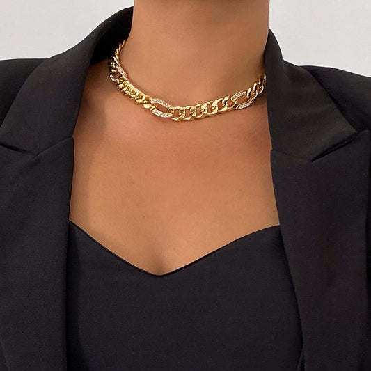 Necklace Trendy Hip-hop Chain Wild Thick Accessories