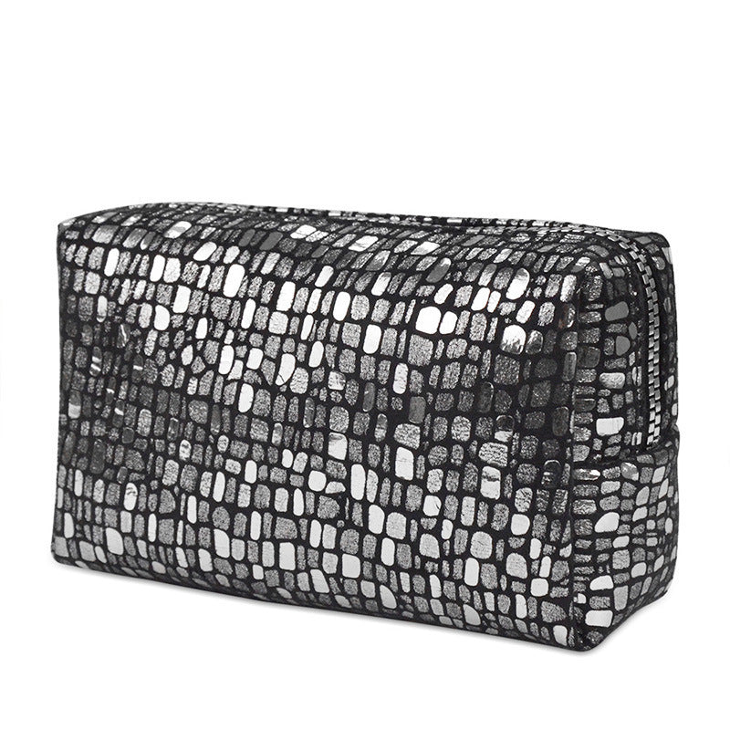 Pvc Cool Pearl Glitter Cosmetic Bag Clutch