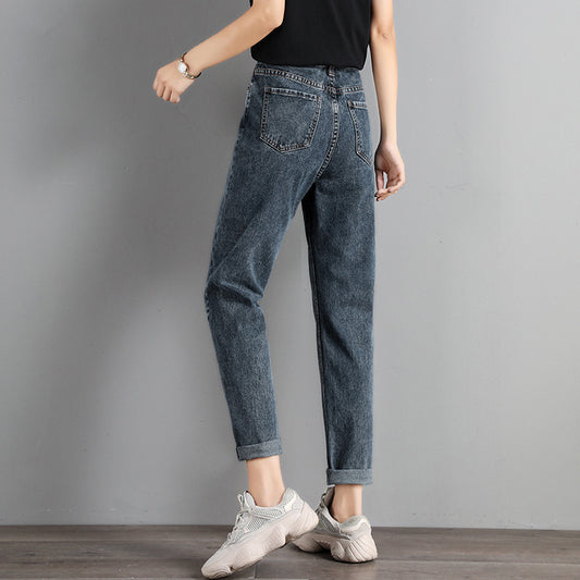 High Waist Plus Size Slimming Radish Daddy Pants