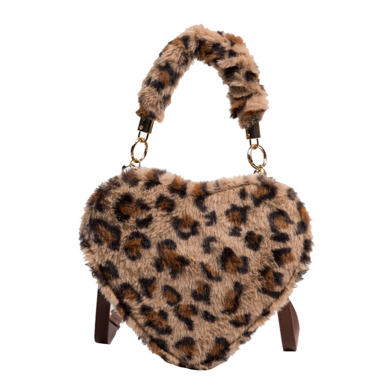 Crossbody Plush One-shoulder Love Armpit Bag